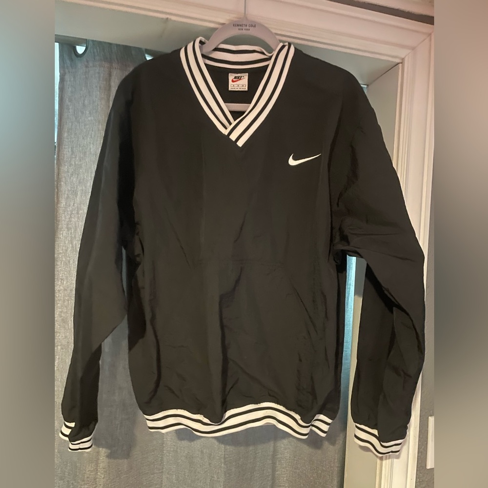 Nike Men's M Black Vintage Y2K Windbreaker